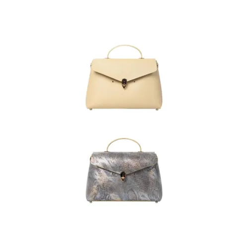 WANACCESSORY Cow Leather Handbag Shoulder Bag Large Size Women's Multicolor