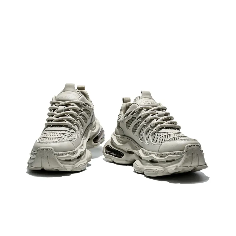 MOERBAI Breathable Lightweight Height Increasing Low-Top Chunky Sneakers Men's-8