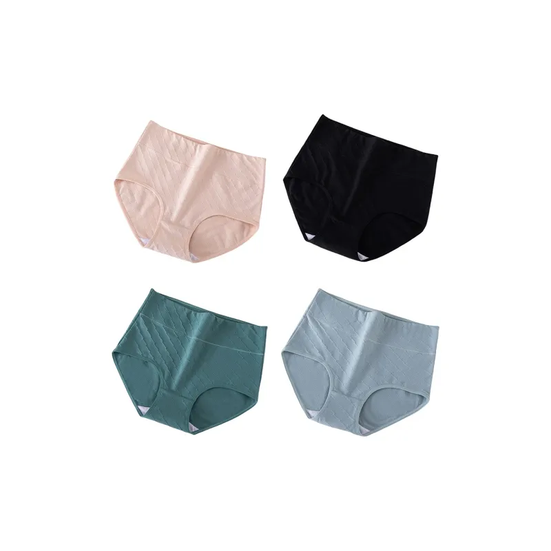 Flowers In Water Underpants Women's 4 Pack-1