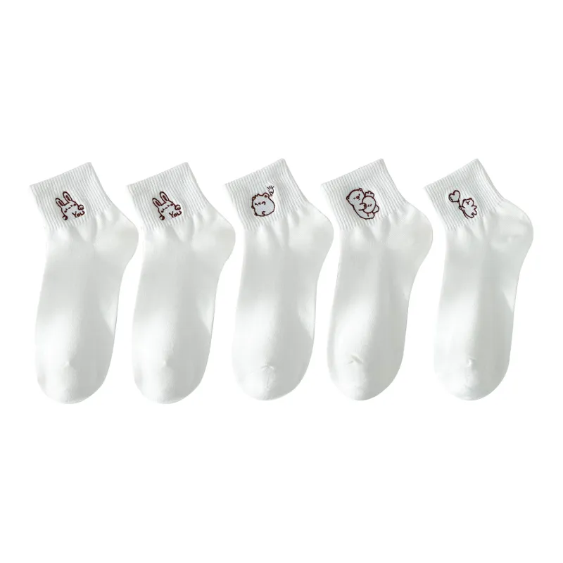 XXLLG Ankle Socks Women's 5 Pack-11