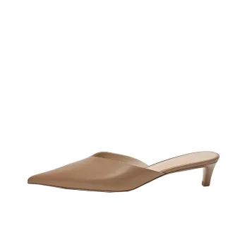 12 STOREEZ Pointed toe 40mm Leather Mules Women's