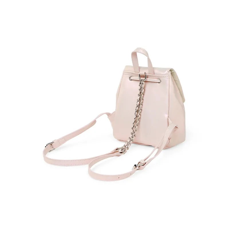 Bywhich PU Backpack Regular Women's Pink/White-1