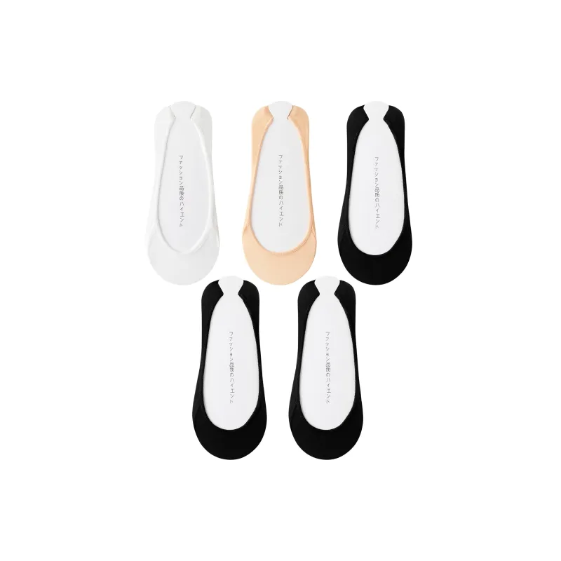 XXLLG No Show Socks Women's 5 Pack-11