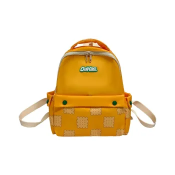 Barang Bear Nylon Backpack Unisex Black/Green/Red/Yellow/Purple/Ecru