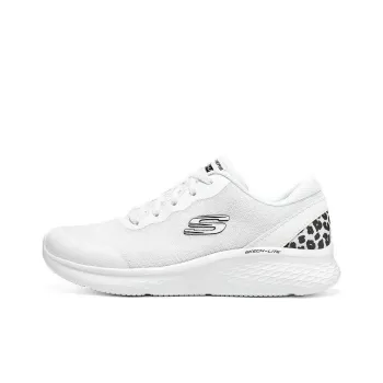 Skechers Women's GO Series Slip Resistant And Breathable Low Top Casual Running Shoes Women's White Black