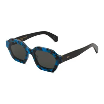 Retrosuperfuture - Irregular Shape Sunglasses Men's Blue