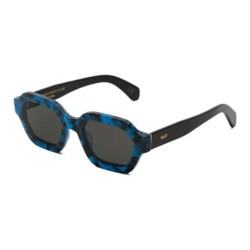 Retrosuperfuture - Irregular Shape Sunglasses Men's Blue
