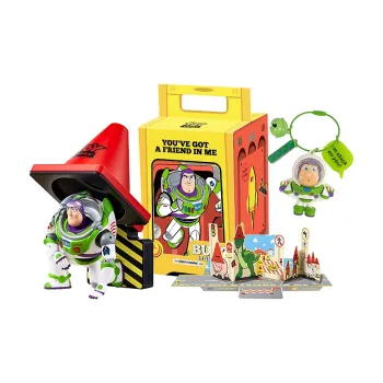 MARTUBE x Disney Toy Story Series Buzz Lightyear Roadblock Light Chibi Figures