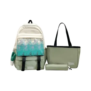 Alcohol Dragon Nylon Backpack Regular Unisex Black/Green Khaki Gray
