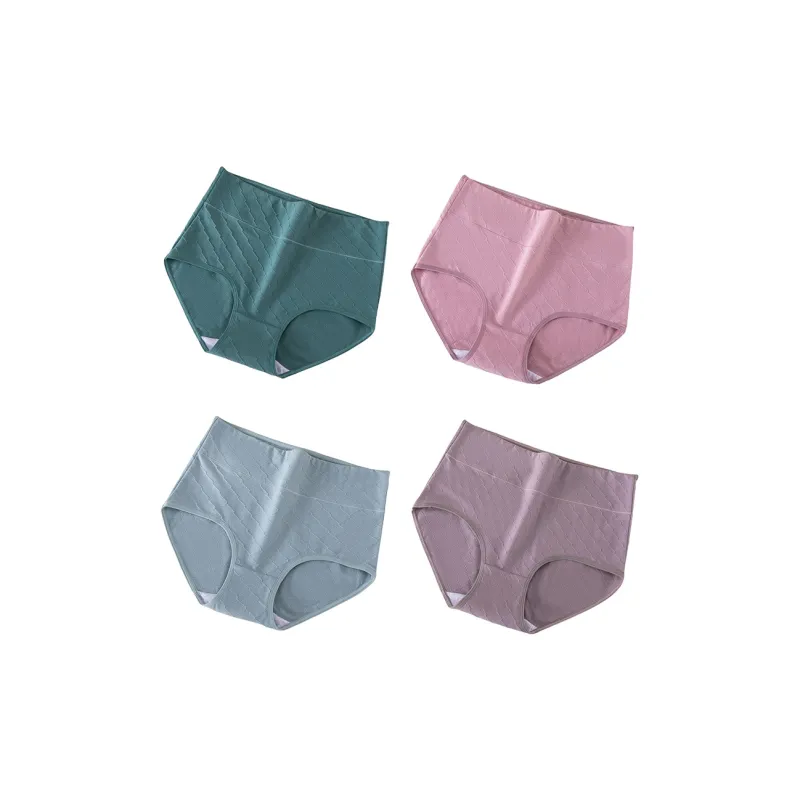 Flowers In Water Underpants Women's 4 Pack-11