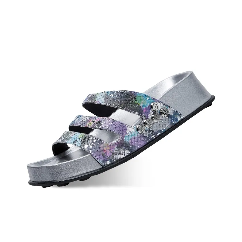 CHERYKALLY Plastic Sole Abrasion-Resistant Quick Dry Slide Slippers Women's-3