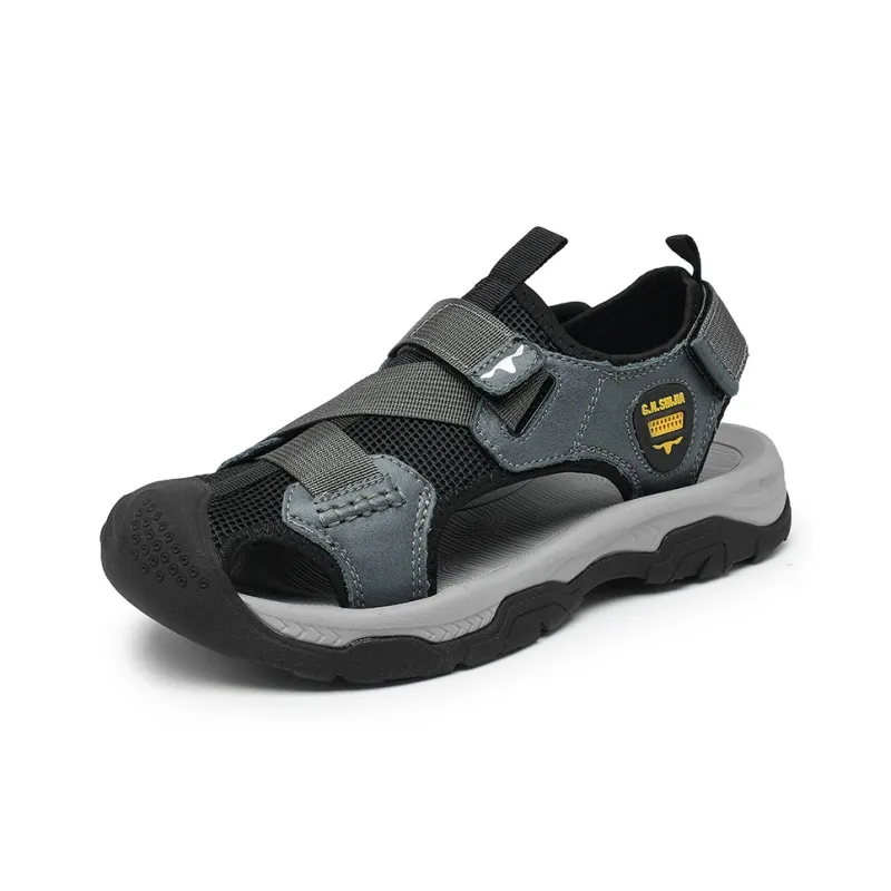 G.N.SHIJIA River Trekking Shoes Men Gray/Green-1