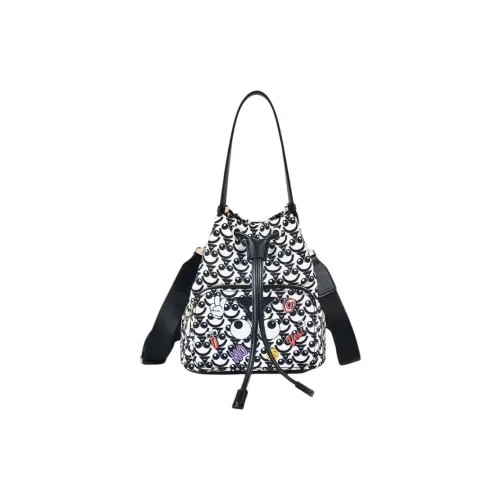 EYE THEME Shoulder Bags Black/White