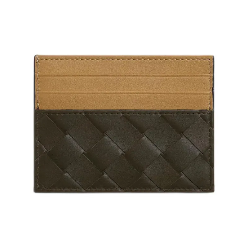 Bottega Veneta Intrecciato Two Toned Card Holder-0