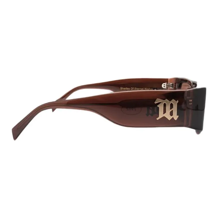 Misbhv - Irregular Shape Sunglasses Unisex Brown-1