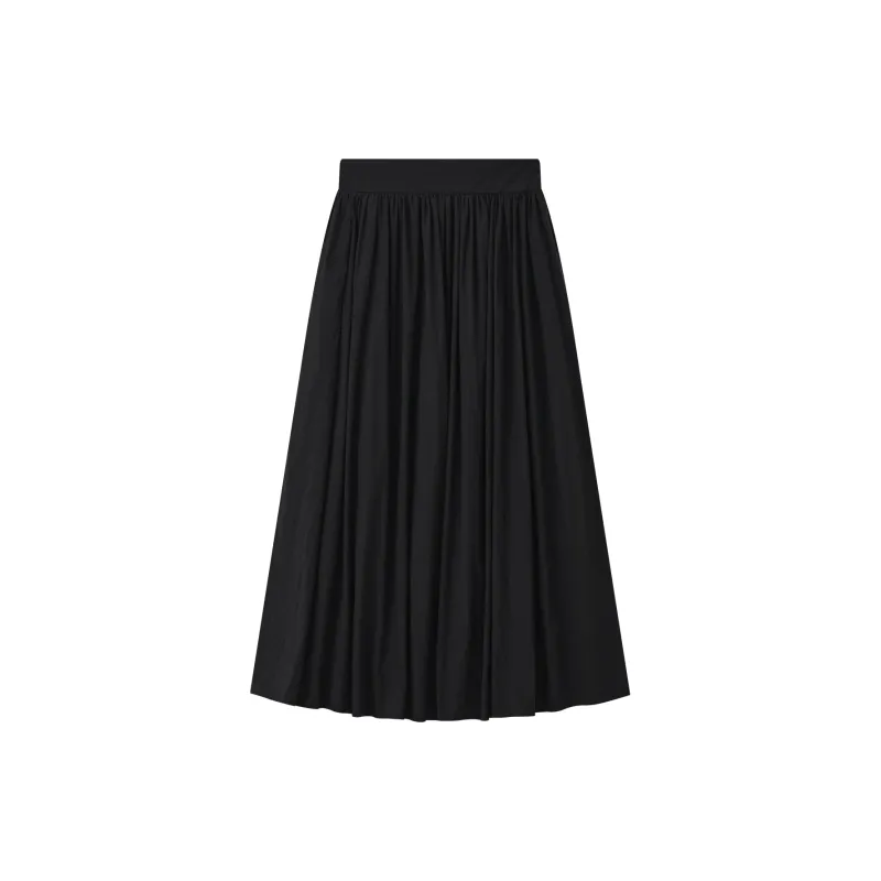 THE SEA LIFE Casual Long Skirt Women's Black Mage-1