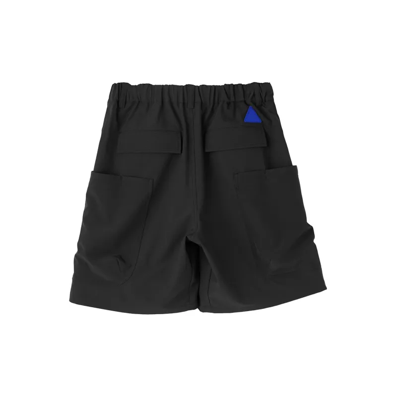 ROARINGWILD Casual Shorts Unisex Black-1