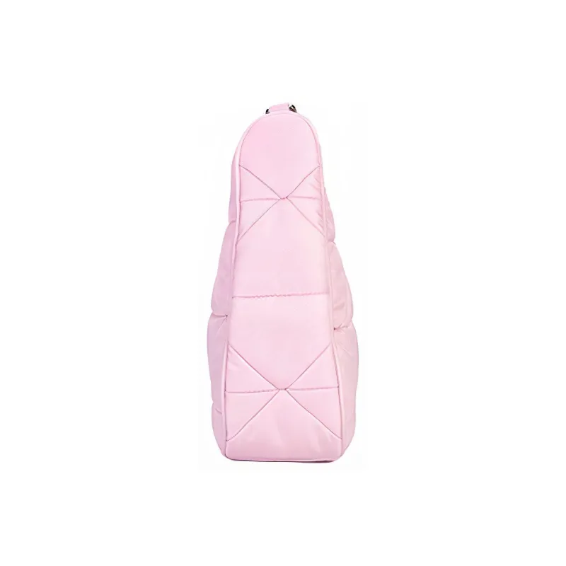 PRADA Nylon Shoulder Bag Crossbody Bag Women's Pink-3