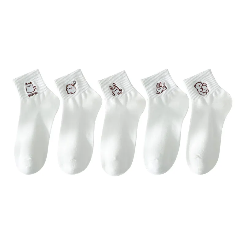 XXLLG Ankle Socks Women's 5 Pack-0