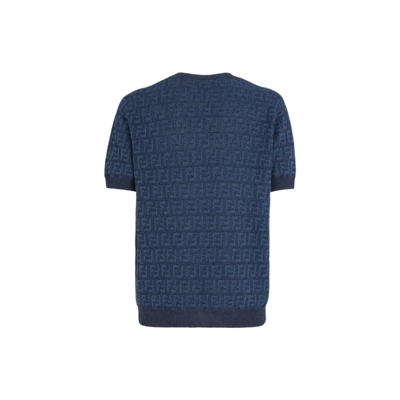FENDI All Over Ff Motif Crewneck Jumper-1