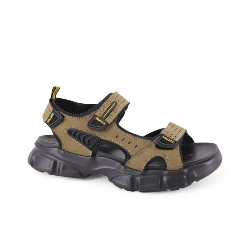 TRANOI Beach Sandals Men's Light Brown-1
