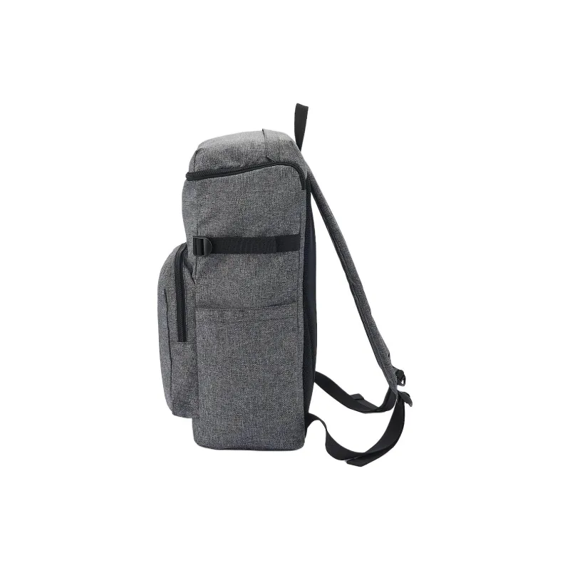 MUJI Polyester Backpack Unisex Gray/Navy Blue-1