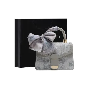 Carit&Koty Polyurethane Handbag Small Size Women's Pink/Gray