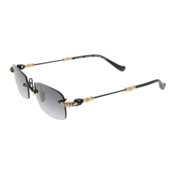 Chrome Hearts   Irregular Shape Sunglasses Women's Black
