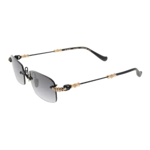 Chrome Hearts   Irregular Shape Sunglasses Women's Black