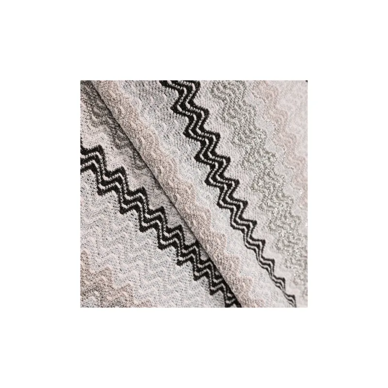 MISSONI Metallic Zigzag Fringed Poncho-1