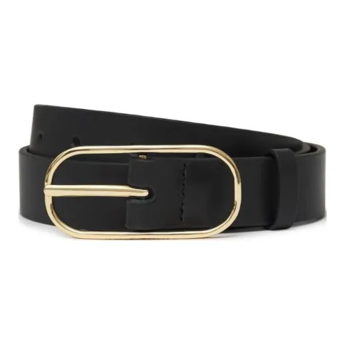 Anine Bing Harper Leather Buckle Belt