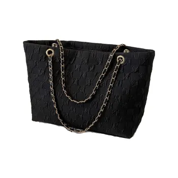 Ji Reminiscence Canvas Canvas Bag Shoulder Bags Women's Black/White/Green