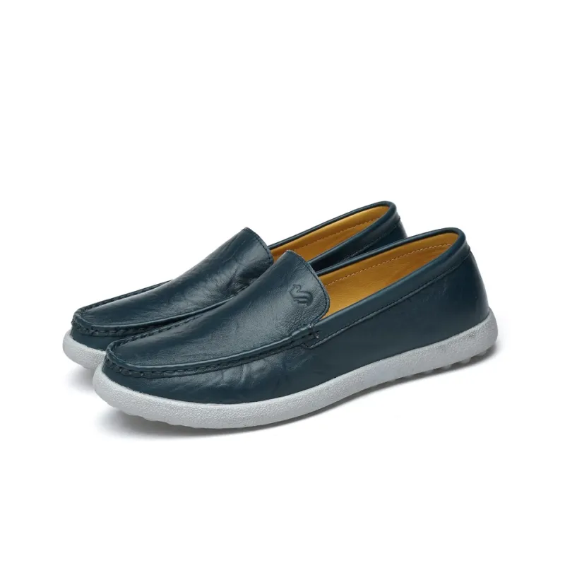 LAORENTOU Dress Shoes Men Low Top Dark Brown/Light Brown/Black/Blue-6