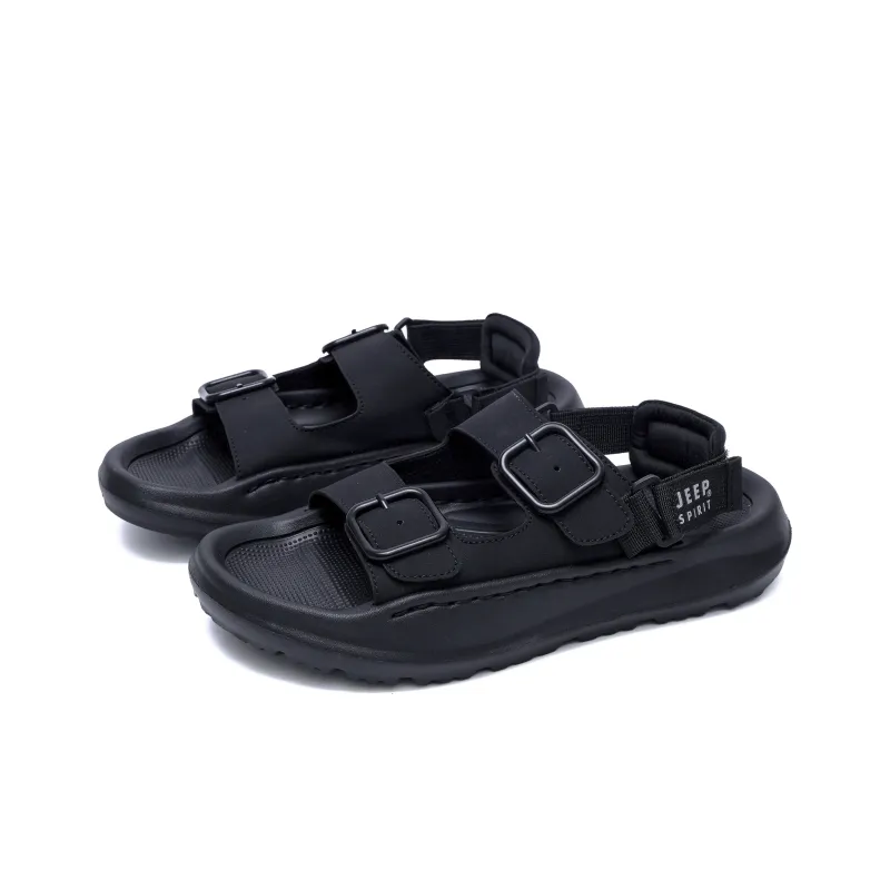JEEP SPIRIT Breathable River Trekking Shoes Men's Graphite Black-3