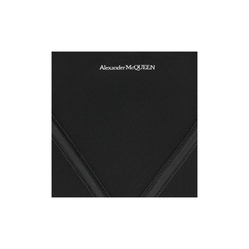 Alexander McQueen Nylon Clutch Small Size Unisex Black-4