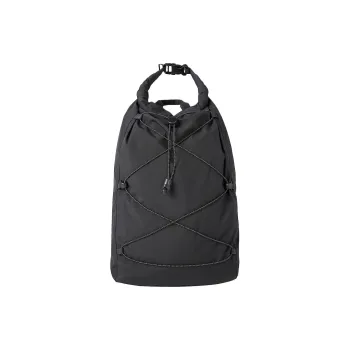 MUJI Polyester Backpack Regular Unisex Black