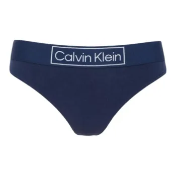CK/Calvin Klein THONG Underpants Europe Version Women's 1 Pack Navy Blue