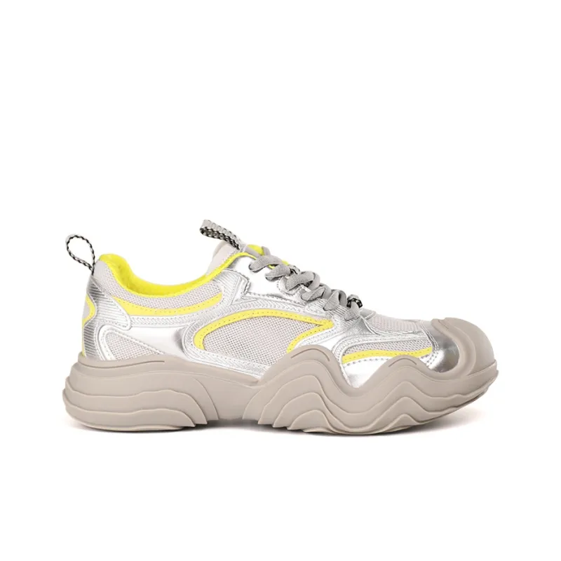 XIAOFAMIAO Fashionable Versatile Running Breathable Mesh Platform Height Increasing Casual Shoes Women's-6