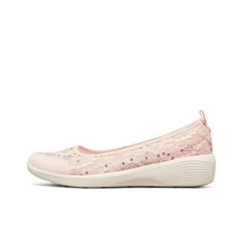 Skechers Arya Anti Slip And Wear Resistant Breathable Low Top Casual Shoes Women's Pink