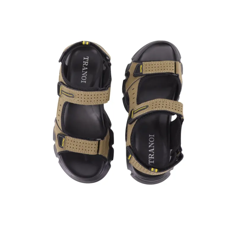TRANOI Beach Sandals Men's Light Brown-5