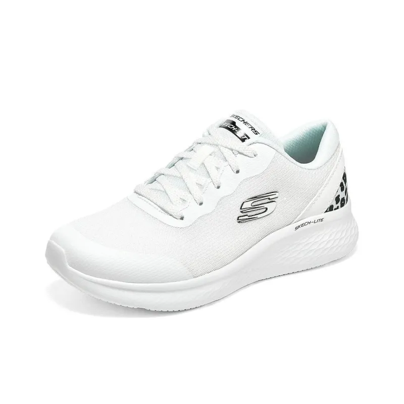 Skechers Women's GO Series Slip Resistant And Breathable Low Top Casual Running Shoes Women's White Black-2