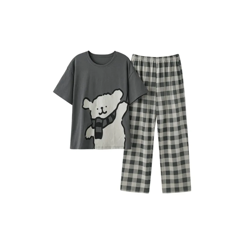 William Pajama Set Women's Gray-0