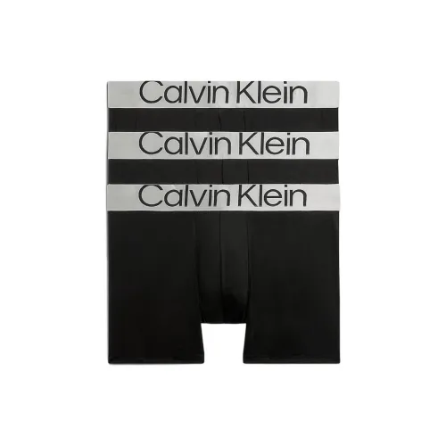 CALVIN KLEIN BOXER BRIEF 3PK Underpants Europe Version Men's 3 Pack Black
