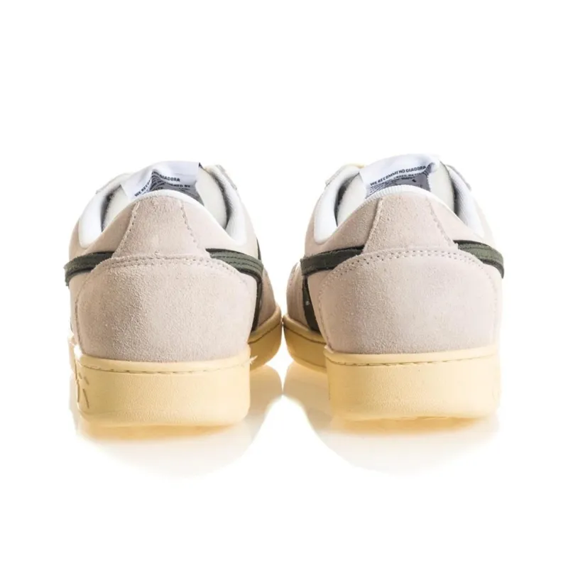 Diadora Cushioning Low Top Skateboard Shoes Men's White-4