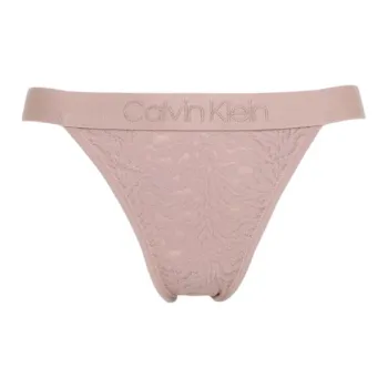 CK/Calvin Klein HIGH LEG TANGA Underpants Europe Version Women's 1 Pack Fan Pink