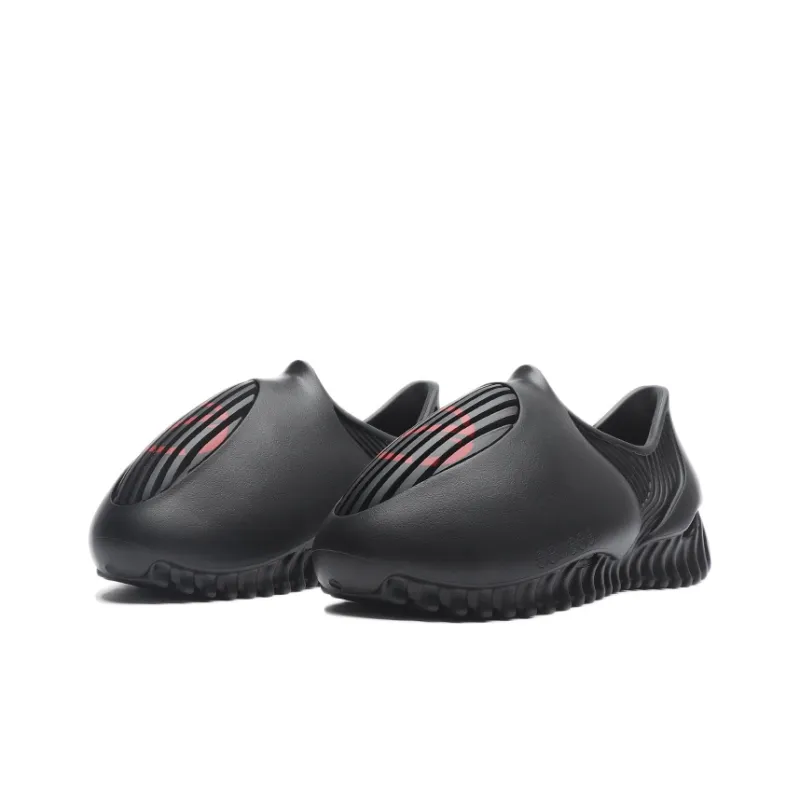 BBB x GENEGG Foam Runner Whale Shoes Clogs Unisex Black Red-1