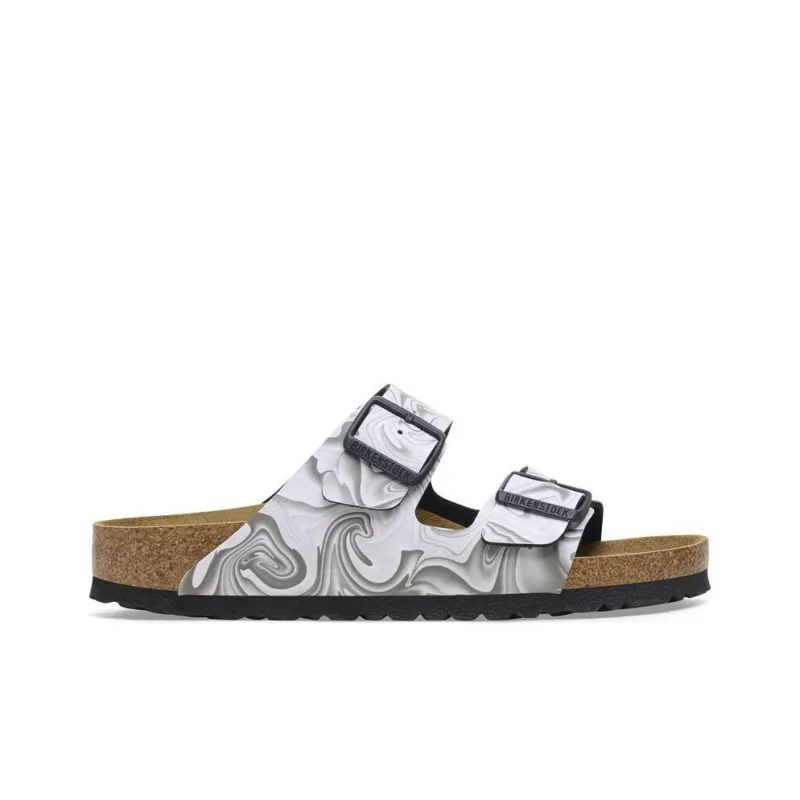 Birkenstock Arizona EVA Slip-Resistant Slide Slippers Women's Gray White Regular-1