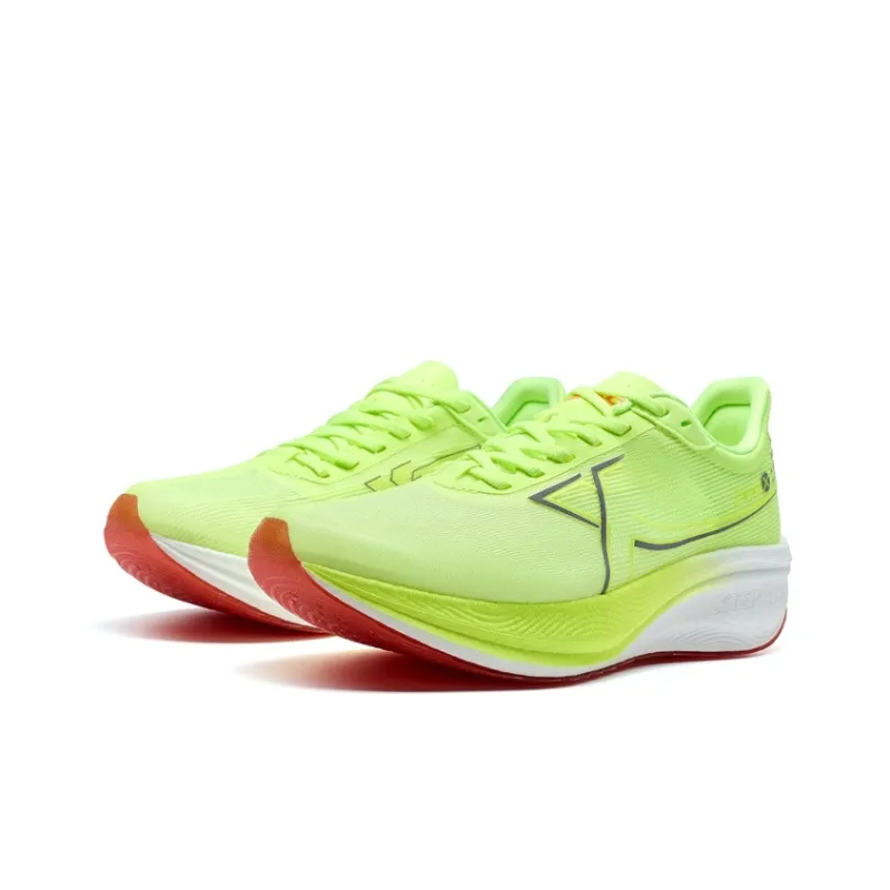 XTEP 260X 1.0 Running Shoes Women's Low Top Fluorescent Lime Green-2