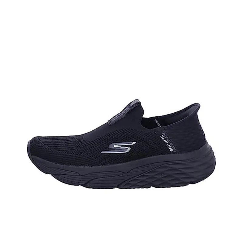 Skechers Max Cushioning Cushioning Anti Slip Wear Resistant Breathability Low Top Casual Shoes Men's Blue-0