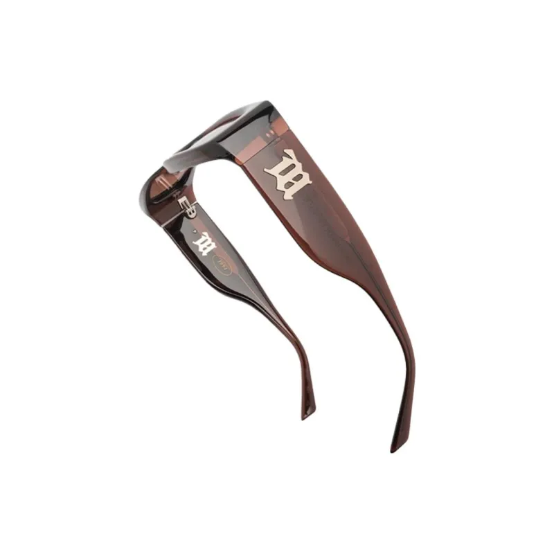 Misbhv - Irregular Shape Sunglasses Unisex Brown-2